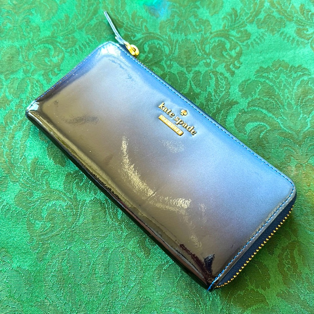 Kate Spade ♠️ New York - Cosmic Ombré Blue Wallet